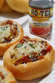 Parmesan Sausage Bread Bowls Platter Talk Sausage Bread Yummy Pork Recipes Fair Food Recipes