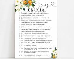 Read an excerpt of her interviews with today correspondent (and famous twin) tiki barber. Twins Trivia Etsy