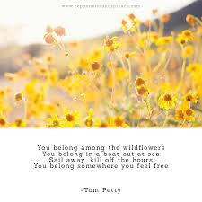 Check out our rest in peace selection for the very best in unique or custom, handmade pieces from our shops. You Belong Among The Wildflowers Tom Petty Rest In Peace Tom Petty Wild Flowers Lyric Tattoos
