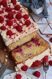This pretty cake is awesome for any occasion but especially perfect for a baby or bridal shower. White Chocolate Raspberry Loaf Cake Jane S Patisserie