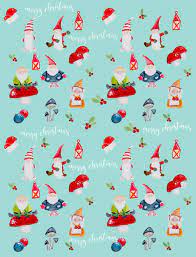 Those of you lucky enough to have access to an a3 printer can now print bigger. Free Printable Christmas Gift Wrap
