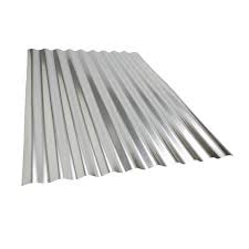 Amerimax Project Panel Corrugated 3 Ft Galvanized Steel Roof Panel 4736011001 The Home Depot Steel Roof Panels Roof Panels Corrugated Metal Roof