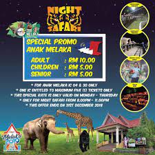 Diskaun 20% untuk warga taiping, selama & bagan serai. Promosi Istimewa Anak Melaka Zoo Melaka Taman Burung Facebook