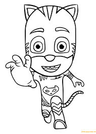Owlette coloring page pj masks owlette coloring page fun coloring activity for kids. Pj Mask Cartoon Coloring Pages Coloring And Drawing