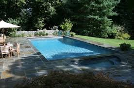 Maybe you would like to learn more about one of these? Pin By Reem Saadeh Haddad On Pool Rectangular Pool Bluestone Patio Backyard Pool