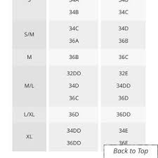 Free People Bra Size Chart