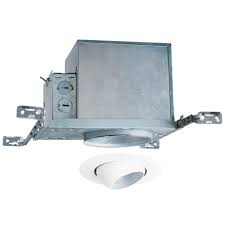 4 Inch Recessed Lighting Kit With White Adjustable Trim Ic1 18wh Destination Lighting