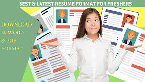 Download resume format for freshers it resume cover letter sample. Best Latest Resume Format For Freshers In Ms Word Free To Download
