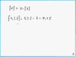 Fie x un număr real. 3 Partea Intreaga Si Partea Fractionara Youtube