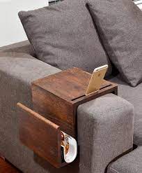 Multifunctional Couch Arm Table Wood Arm Rest Tray Couch Etsy Couch Arm Table Diy Sofa Furniture