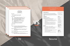 The difference between a cv and a resume explained. Cv Vs Resume What S The Difference Resume Genius