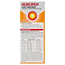 Buy Nurofen For Children 3 Months To 5 Years Orange 200ml