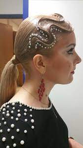 Latin Hairstyle Dance Hairstyles Dancer Hairstyles Ballroom Competition Hair