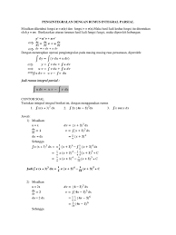 Integral parsial (pengertian, rumus, latihan soal & pembahasan)подробнее. Pengintegralan Dengan Rumus Integral Parsial