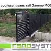 Rail coulissant habillage swing 2, cache aluminium artens. 1