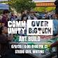 Community Over Big Tech Art Build