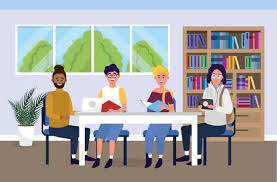 Adult Learning Group Stock Vector Illustration and Royalty Free Adult  Learning Group Clipart