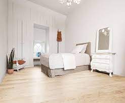 Cream Laminate Flooring Combined With White Bedroom Furniture Flooring Ideas Floor Design Tre Bedroom Flooring White Bedroom Furniture White Painted Floors