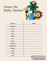 Free Printable Safari Baby Shower Games Zoo Baby Shower Adoption Baby Shower Safari Baby Shower