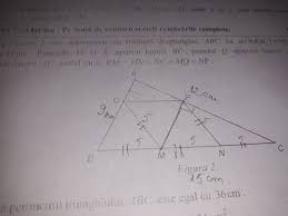 Så se calculeze aria unui triunghi dreptunghic care are un unghi de 60° şi ipotenuza de lungime 8. Se Da Un Triunghi Dreptunghic Abc Cu Masura Unghiului Bac 90 Ab 9cm Si Ac 12cm M Si N Apartin Brainly Ro
