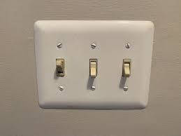 Get free shipping on qualified toggle light switch plates or buy online pick up in store today in the electrical department. Changing Outlets From Beige To White Love Remodeled