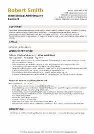 An administrative assistant works with an executive or team of executives to carry out the day to day tasks within an organization. Medical Administrative Assistant Resume Samples Qwikresume