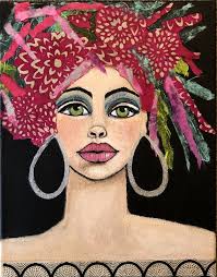 Hi! I'm Ruth an illustrative mixed media artist . I'm inspired by colour  and nature and paint without knowing where its going until something  appears...then I hand embroider them. I am @ruthbackshallartist