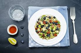 Quinoa Avocado Blueberry Pecan Salad With Maple Syrup Lime Dress Photo By Arzamasova On Envato Elements