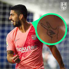 Barcelona star luis suarez has immortalised his goal celebration by getting a tattoo of it on his suarez will be part of the barcelona side that plays host to espanyol this weekend, as the catalan. Facebook
