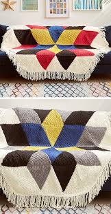 I've used them in my crochet happy hexagons afghan, knit beekeeper's quilt, in my popsicle here's the happy hexagons afghan i made from all my hexagons! Free Knitting Pattern For Hexagonal Starburst Afghan Knit Afghan Patterns Knitting Patterns Free Quilt Patterns Free