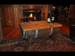 Concrete coffee tables are best for delivering an industrial edge, while black marble gives a moody feel. How To Build A Whiskey Barrel Coffee Table Youtube