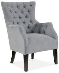 Furniture Adelyn Button Tufted Wing Back Chair Reviews Chairs Furniture Macy S In 2020 Furniture Tufted Wing Chair Luxury Office Chairs