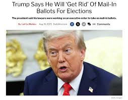 Trump Says He Will 'Get Rid' Of Mail-In Ballots For Elections