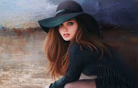 Here are great children's books, full of beautiful illustrations and messages that every little girl with natural hair needs in their library. Wallpaper Girl Figure Look Girl Eyes Hat Brown Hair Art Art Beauty Eyes Beautiful Hat Look Artist Artist Images For Desktop Section Art Download