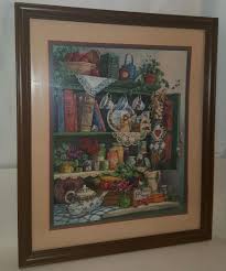 Large Home Interior Homco Farmers Market Country Cupboard Fine Art Picture Ebay Home Interiors And Gifts Pictures For Sale Country Cupboard