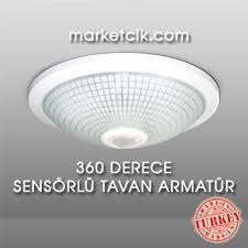 360 Derece Ledli Sarjli Hareket Sensorlu Tavan Armaturu Merdiven Boslugu Aydinlatma Marketcik Com