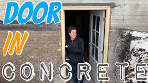 If you house is made of timber, the most efficient way is ti fix the door using nails, on the other hand, if you live in a house made of bricks or concrete blocks. How To Install An Exterior Door In A Concrete Wall Concrete Wall Exterior Doors Installing Exterior Door