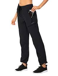 Mocoly Women S Cargo Hiking Pants Drawstring Waist Quick Dry Lightweight Outdoor Water Resistant Long Pants Upf 50 Black Xxl In 2020 Women Cargos Pants Hiking Pants