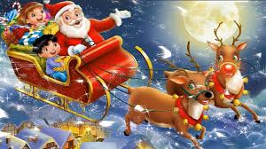 These free printable christmas santa claus coloring pages provide hours fun for kids. How To Draw Santa Claus Sleigh Presents Reindeer Coloring Pages Kids Fun Youtube