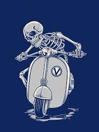 Vespa klasik wallpaper wallpaper download 52 accomodations asia. Pin By Douglas Chevez On Motorcycles Skull Art Vespa Illustration Art