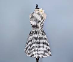 Vintage 60s Black And White Sequined Party Dress 1960s Checkered Cocktail Dress Dresses Party Dress Two Piece Dress