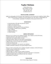 Professional Ob Gyn Nurse Templates To Showcase Your Talent Myperfectresume