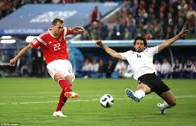 Russia 3 Egypt 1 In 2018 In St Petersburg Artem Dzyuba Made It 3 0 On 62 Minutes In Group A At The World Cup Finals