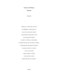 Poemas de jorge luis borges webmaster: Borges Jorge Luis Poemas Varios Word