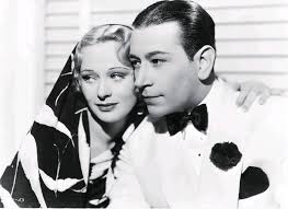 Canadian character actor Douglass Dumbrille as “Brody”; and Hollywood  legend Barbara Stanwyck as “Lily Powers”; appear here in the upper  photograph, in Alfred E. Green's Pre-Code film drama, 'Baby Face'