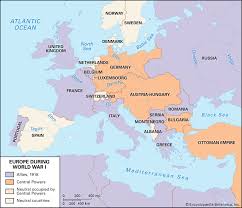 Map of the ottoman empire 1914. Central Powers Description Infographic Britannica