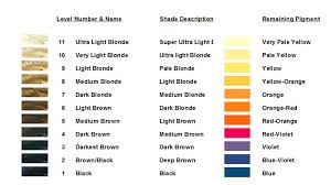 underlying pigments level chart in 2019 colored hair tips