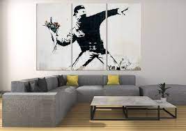 Add to wish list compare this product. Banksy Graffiti Art Canvas Extra Large Multi Panel Canvas Wall Art Extralargewalldecor Extralargeprin Panel Wall Art Extra Large Wall Decor Modern Wall Decor