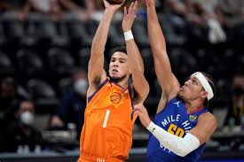 Phoenix suns guard devin booker is sending an autographed jersey and tickets to a conference finals game to one of the team's fans who was involved in an altercation with a nuggets fan during game 4. Four Statistics That Best Define This Dominant Phoenix Suns Playoff Run The Athletic