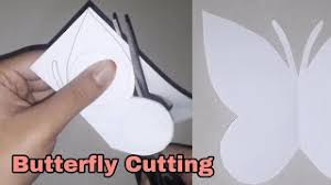 Paper butterfly cutting step by step. How To Make Paper Butterfly Step By Step Butterfly Cutting Easy Craft Youtube